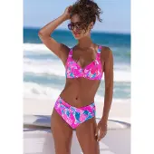 Sunseeker Bikinioverdel blå / pastelblå / pink / pitaya