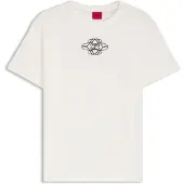 HUGO T-shirt i bomuld med broderet logo