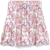 Vero Moda Nederdel 'VMMENNY' blå / hummer / mørk pink / hvid
