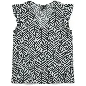 Vero Moda Bluse 'VMJosie' lysebeige / sort
