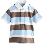 Next Shirts lyseblå / choko / hvid