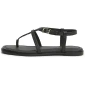 Tommy Hilfiger Klipklappere 'Strap Toe Post' sort