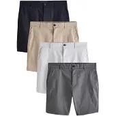 Next Lærredsbukser ecru / navy / cappuccino / mørkegrå