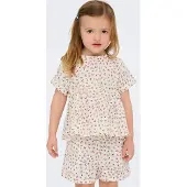 ONLY GIRLS Bluse 'KMGThyra' creme / grøn / lyserød / vinrød