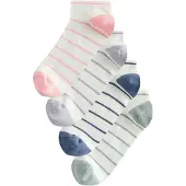Next Sokker creme / navy / pastelgrøn / lyserød