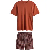 Next Pyjamas kort mørkeblå / kobber