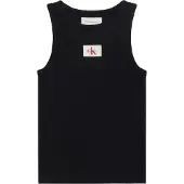 Calvin Klein Jeans Overdel 'Monologo Patch Tank' sort