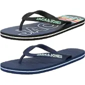 Jack & Jones Klipklappere navy / turkis / sort