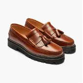Playboy Footwear Herre Baker loafers Brandy Leather