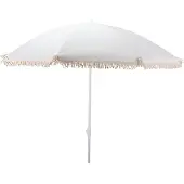 Basics Strandparasol Med Kvaster