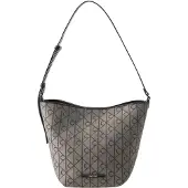 Calvin Klein Skuldertaske 'Emblem' beige / sort