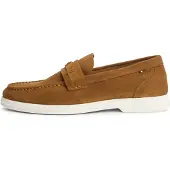 Tommy Hilfiger Slipper 'Flag Plaque' cognac