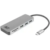 ACT Ac7050 Usb-c Card Reader Hub 0.12 M