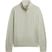 Superdry Superdrytil mænd. M2014346A Sweatshirt med halv lynlås Classic Essential beige (XXL), Casual, Bomuld