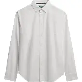 Superdry Superdrytil kvinder. W4010565A Slim fit oxfordskjorte hvid (S), Casual, Bomuld, Lange ærmer