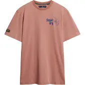 Superdry Superdrytil mænd. M1012263A Trade Tools T-shirt pink (L), Casual, Bomuld, Korte ærmer