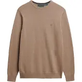 Superdry Superdrytil mænd. M6110691A Jumper Essentials beige (3XL), Casual, Bomuld
