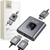 Tech-Protect HB07 HUB Adapter 2in1 HDMI 4K 60HZ - Grey USB hub - 3 ports - Grå