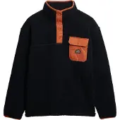 Superdry Superdrytil mænd. M2014283A Fuji Fleece Half Zip (M), Casual, Bomuld, Blå