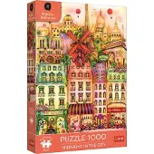 Trefl Puslespil 1000 Midnat i Paris