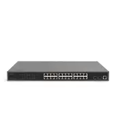 Digitus - Switch - 19, L2, 2 uplink ports, af/at - Administreret - 24 x 10/100/1000 + 2 x SFP - monterbar på stativ - PoE+ (430 W)