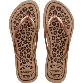 Havaianas - Sandaler og klipklapper dame - Slim Animals Rose Gold/Rose Gold til Unisex - Størrelse 39 - 40 - Lyserød