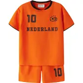 Name it Shortssæt - NmnHiteam - Vibrant Orange - - 3 år (98) - Shorts