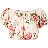 GUESS Bluse oliven / magenta / rosé / gammelrosa