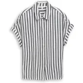 Tom Tailor Bluse navy / hvid