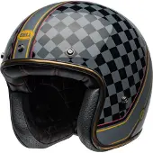 Bell Custom 500 06 RSD Wreakers Jethjelm Mat/Sort/Gold XL