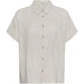 Love Copenhagen Bluse 'Kamri' chamois / hvid