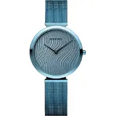 Bering Dameur 18132-Charity2 Classic Blå/Stål Ø32 mm