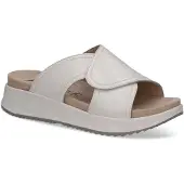 Caprice Mule, white, made of Leather without heel, Size 38