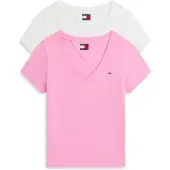Tommy Hilfiger Shirts lys pink / hvid