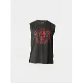 KOROSHI Bluser & t-shirts blodrød / sort