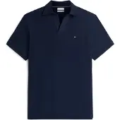 Tommy Hilfiger Bluser & t-shirts 'Relaxed Fit Stripe Crepe' mørkeblå