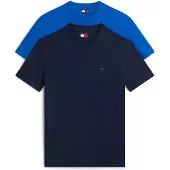Tommy Hilfiger Bluser & t-shirts 'Tommy Flag Extra Slim T' marin / royalblå