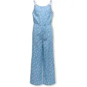 ONLY GIRLS Overall lyseblå / hvid