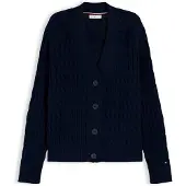 Tommy Hilfiger Cardigan 'Cable Oversized' navy