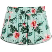 Superdry Superdrytil kvinder. W7110423A Grønne strandshorts (XS), Casual, Viscose