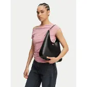 Calvin Klein Skuldertaske 'Monogram Plaque Shoulder' sort