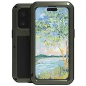 Love Mei iPhone 16 Pro Max Powerful Hybrid Cover - Grøn