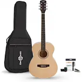 Gear4Music Student Electro Acoustic Guitar & Accessory Pack by Natural
