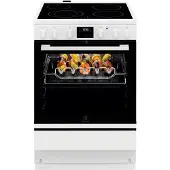 Electrolux 600 SteamBake Glaskeramisk komfur 60 cm med katalyse SteamBake LKR66449NW