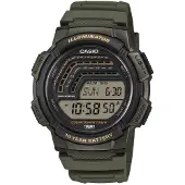 Casio Herreur WS-1800-3AVEF Timeless Collection LCD/Gummi Ø48.2 mm