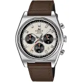 Casio Herreur EFB-730L-7AVUEF Edifice  Beige/Læder Ø40 mm