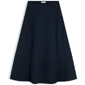 Tommy Hilfiger Nederdel 'Logo Flare Midi With' navy