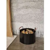 Ferm Living Port brændekurv Black