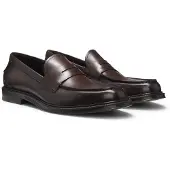 BOSS Italiensk fremstillede loafers i blødt læder