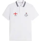 Tommy Hilfiger Bluser & t-shirts 'Regular Fit' mørkeblå / rød / hvid